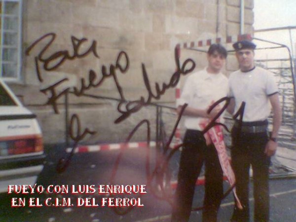 McCharly con Luis Enrique